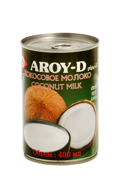 БЗМЖ Кокосовые молоко 60% 400мл ж/б AROY-D