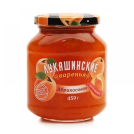Варенье "Лукашинские" абрикосовое 450г.