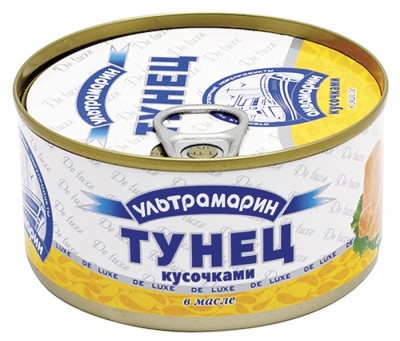 Тунец в масле 185гр.Ультрамарин