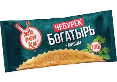 АКЦИЯ!!! Чебуреки "Богатырь" с мясом 180г Жарики