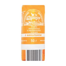 БЗМЖ Сырок творож. глаз. с ванилью в карамельной глазури 16% 40г Свитлогорье