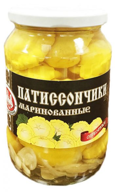 Патиссоны маринованные "Скатерть-Самобранка" 720гр ст/б