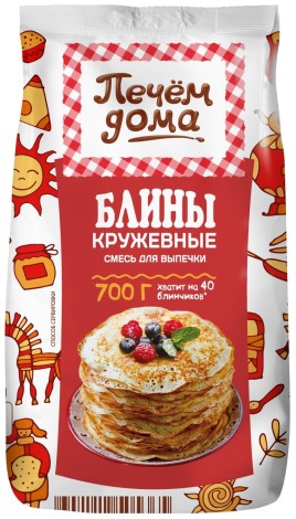 Мучная смесь Блины кружевные 700г/Печем дома/