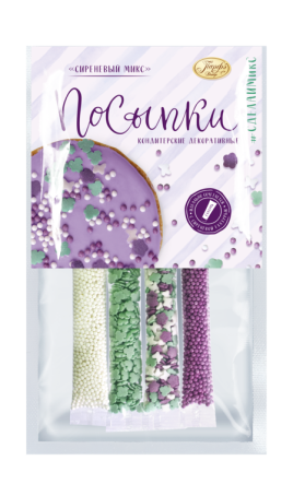 Посыпка Сиреневый микс 20гр ПартэДекор