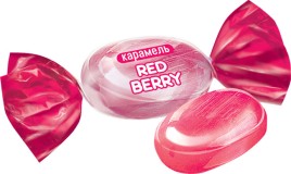 Карамель леденец Red berry 1кг/Яшкино/