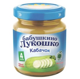 Бабушкино Лукошко Пюре из кабачков 100гр