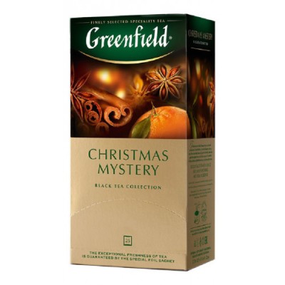 Чай Гринфилд черный Кристмас мистери 25п