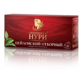 Чай Принцесса Нури черный отборный 25пак. 50г