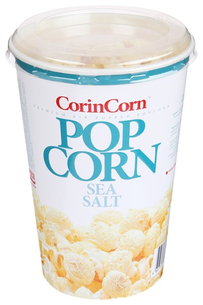 Готовый попкорн  "CORIN CORN" картонном стакане 45гр соленый