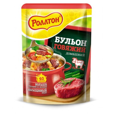 Бульон "Роллтон" 100г мясной
