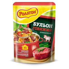 Бульон "Роллтон" 100г мясной