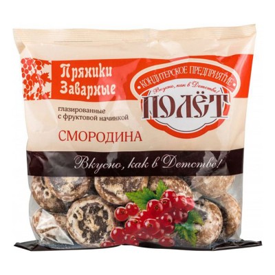 Пряники смородина Полет 300г