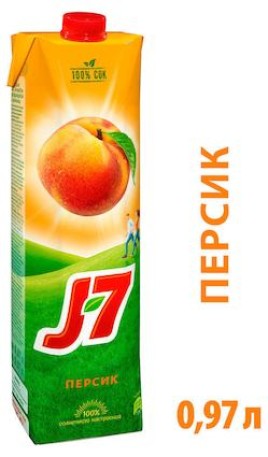 Нектар J7 персик 0,97л