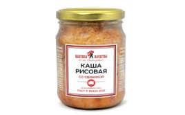 Каша рисовая со свининой 500гр ст/б Фабрика качества