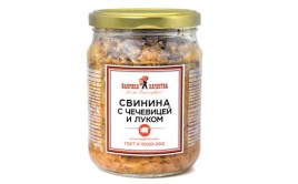 Свинина с чечевицей и луком 500гр ст/б Фабрика качества