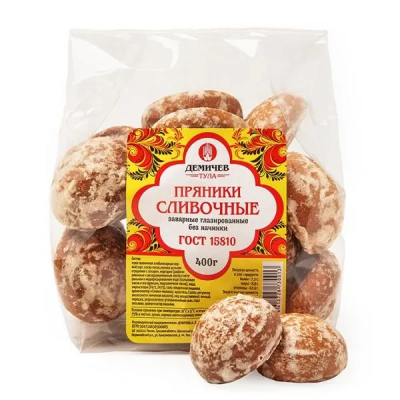 Пряники Сливочные 400г Демичев
