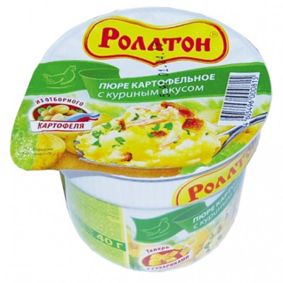 Пюре картофельное Роллтон вкус курицы 40г