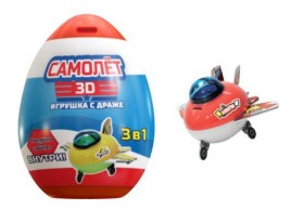 Smart Sweets самолеты, яйцо с игрушкой 10г