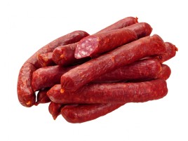 Колбаски Охотничьи п/к МГС 1кг. Мясн/ряд