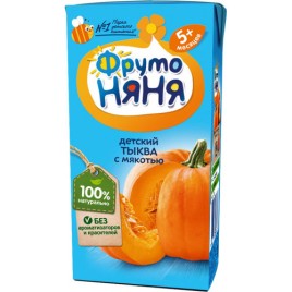Нектар ФрутоНяня Тыквенный с мякотью  0,2л