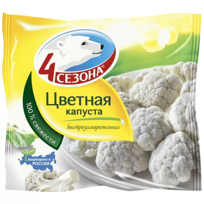Капуста Цветная зам. 400гр 4 Сезона