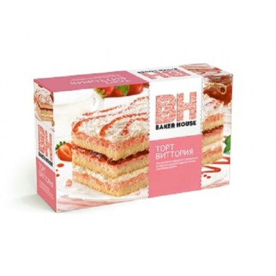 Торт Клубника Виттория 350гр./ВН/