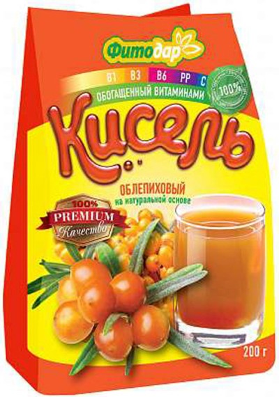 Кисель Фитодар Облепиховый 200гр