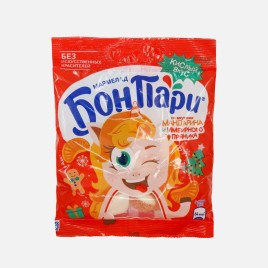 Мармелад Бон Пари новогодний Мандарин и пряник 100гр