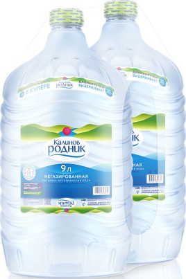 Вода Калинов Родник 9л б/г кулер пэт