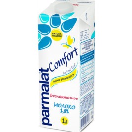 БЗМЖ Молоко "Пармалат" безколакт. 1,8%  1л