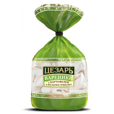 Вареники "Цезарь" с картофелем и белыми грибами 600г