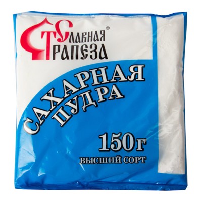 Сахарная пудра 150г Славная Трапеза