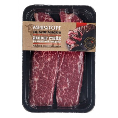 Стейк Денвер из говядины охл. 290г Мираторг