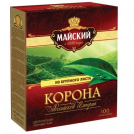 Майский Чай черный Корона Рос.Имп. 100п