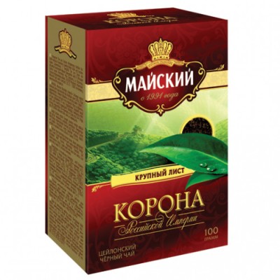 Чай черный Корона Российской Империи Майский 100г