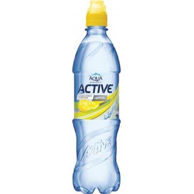 Аква Минерале Актив цитрус 0,6л