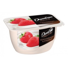 БЗМЖ Творог Даниссимо 130г Королевская клубника 5,6%  130г