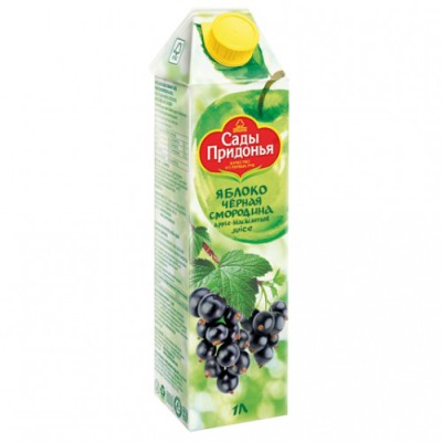 Сок Сады придонья яблоко/черная смородина 1л