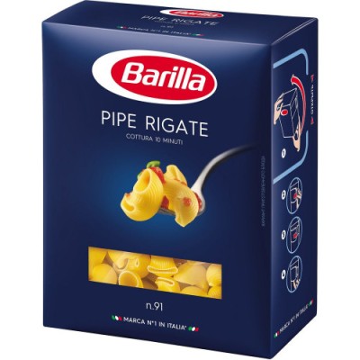 Барилла Макаронные изделия №91 Пипе Ригате" 450гр