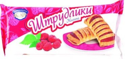 Штрудлики с малиной Полет 200г