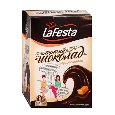 Горячий шоколад La Festa каремель 22г