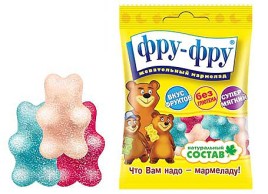 Фру-фру жевательный мармелад Медвежата-тянучки 30г