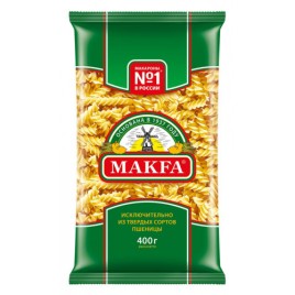 Макфа Макаронные изделия Спирали 400г