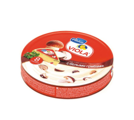 БЗМЖ Сыр плав Виола с белыми грибами 8пор 130г
