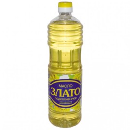 Масло подсолнечное Злато раф. 1л