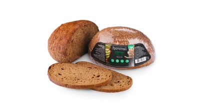 Хлеб безд. заварной подовый Ароматный 300г Рижский хлеб