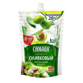 Майонез Слобода Оливковый 800 г с доз.