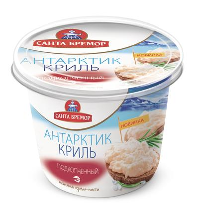 Паста из морепродуктов Антарктик Криль подкопченный 150гр пл/с Санта Бремор
