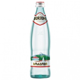 Вода минеральная леч-стол.Боржоми 0,5л.газ. ст/б