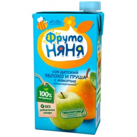 Сок ФрутоНяня яблоко/груша  0,5л